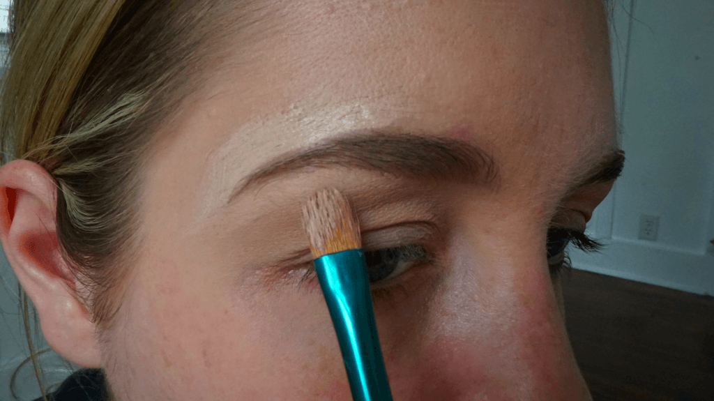 carving out eyebrow