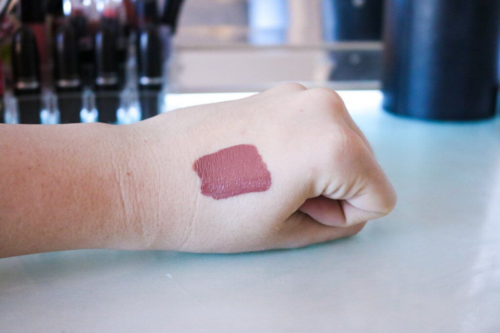 colourpop liquid lipstick strut swatch