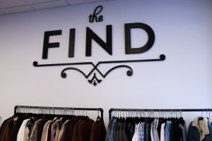 The Find Fort Wayne interior sign