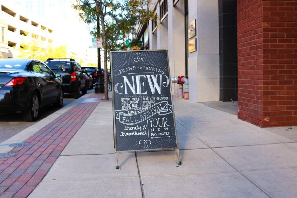 The Find Fort Wayne exterior sign 2