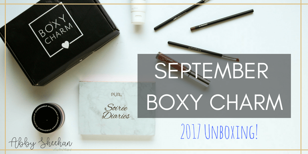 september boxy charm unboxing